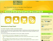 Tablet Screenshot of foodfestguide.com